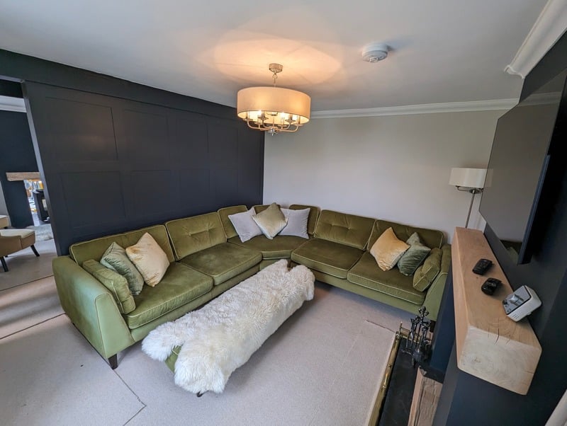 Farmhouse extension living room